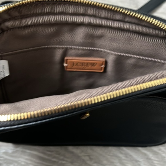 Black leather vintage J Crew purse - Picture 2 of 5